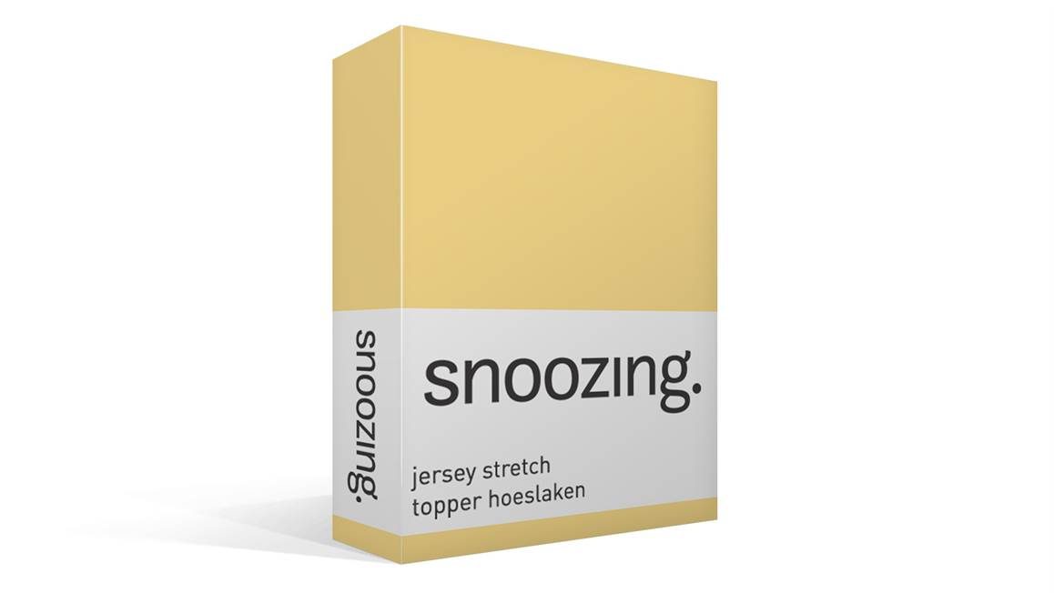 Snoozing drap-housse surmatelas jersey stretch