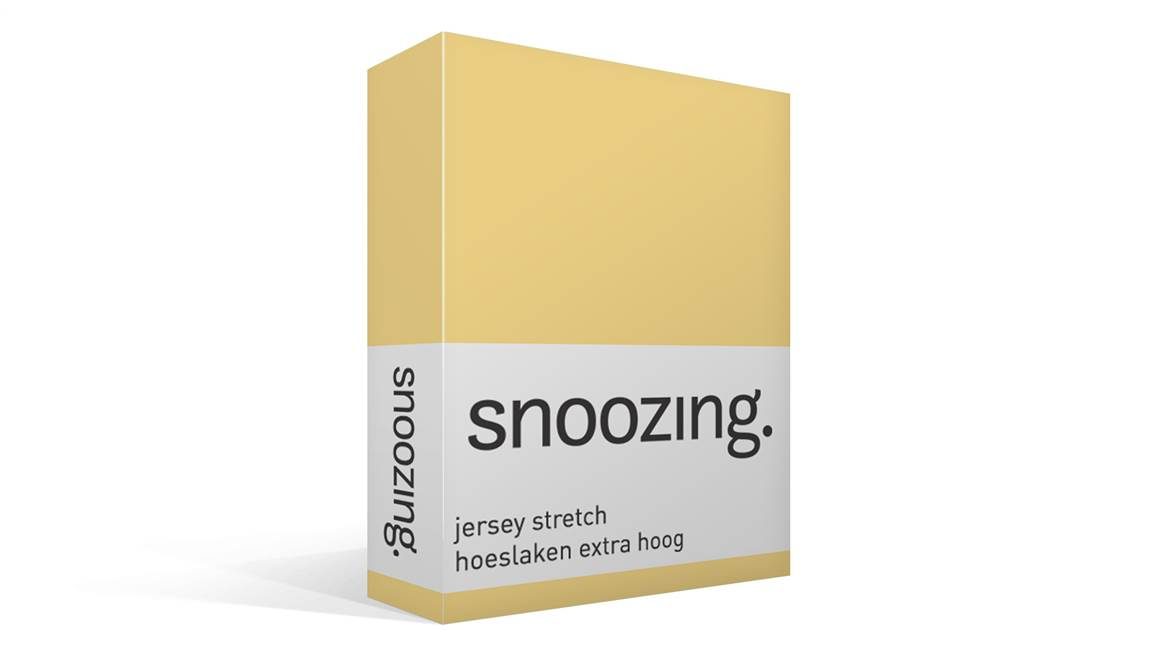 Snoozing drap-housse grand bonnet jersey stretch