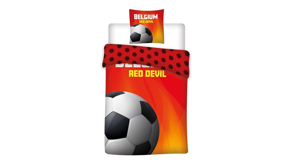 Belgique Diables Rouges housse de couette