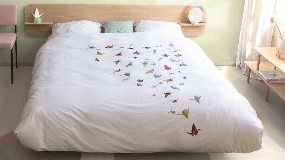 SNURK Crane Birds housse de couette
