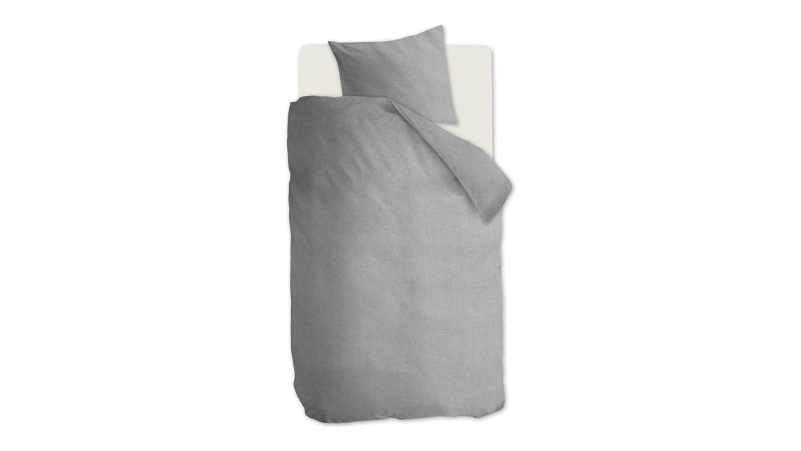 Beddinghouse Givre housse de couette en flanelle gris clair