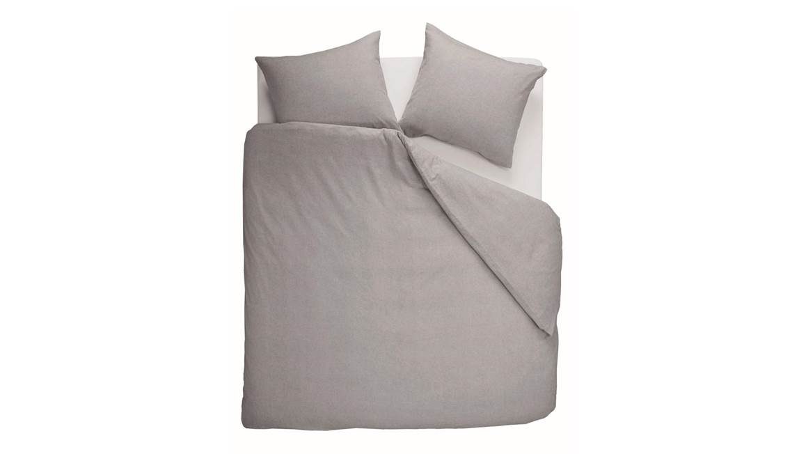 Beddinghouse Givre housse de couette en flanelle gris clair