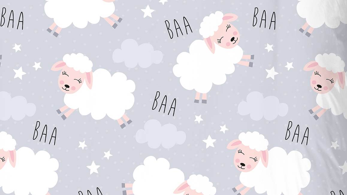 Good Morning Moutons housse de couette