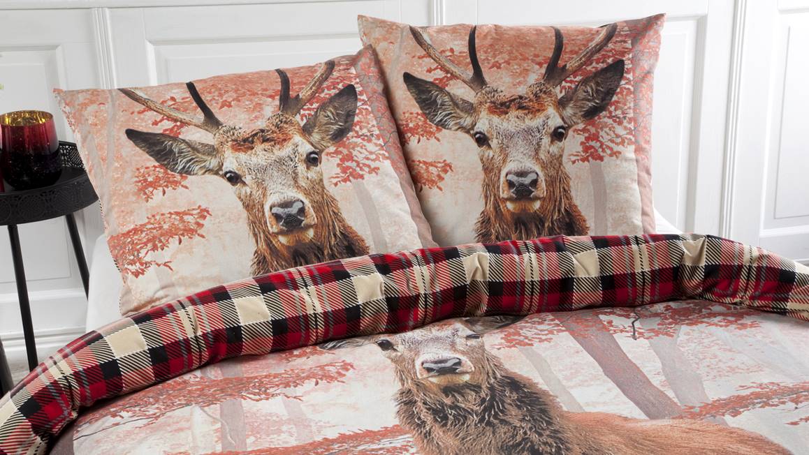 Papillon Hirvi housse de couette en flanelle