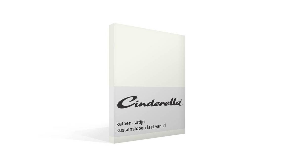Cinderella taies d'oreiller satin (lot de 2)