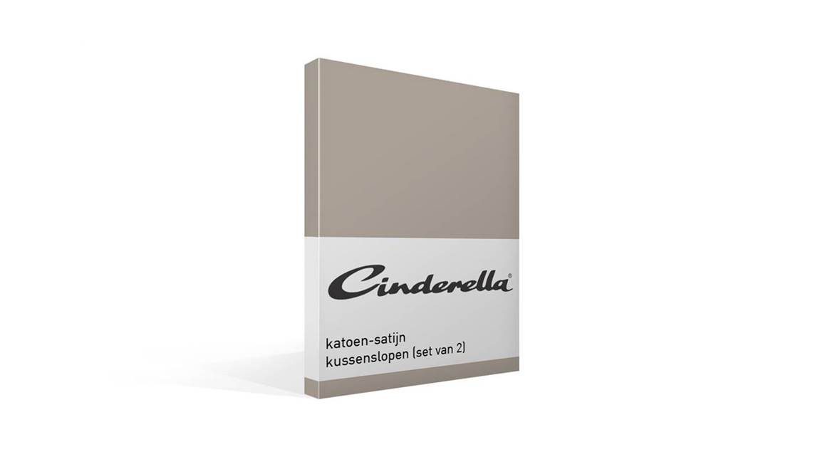Cinderella taies d'oreiller satin (lot de 2)