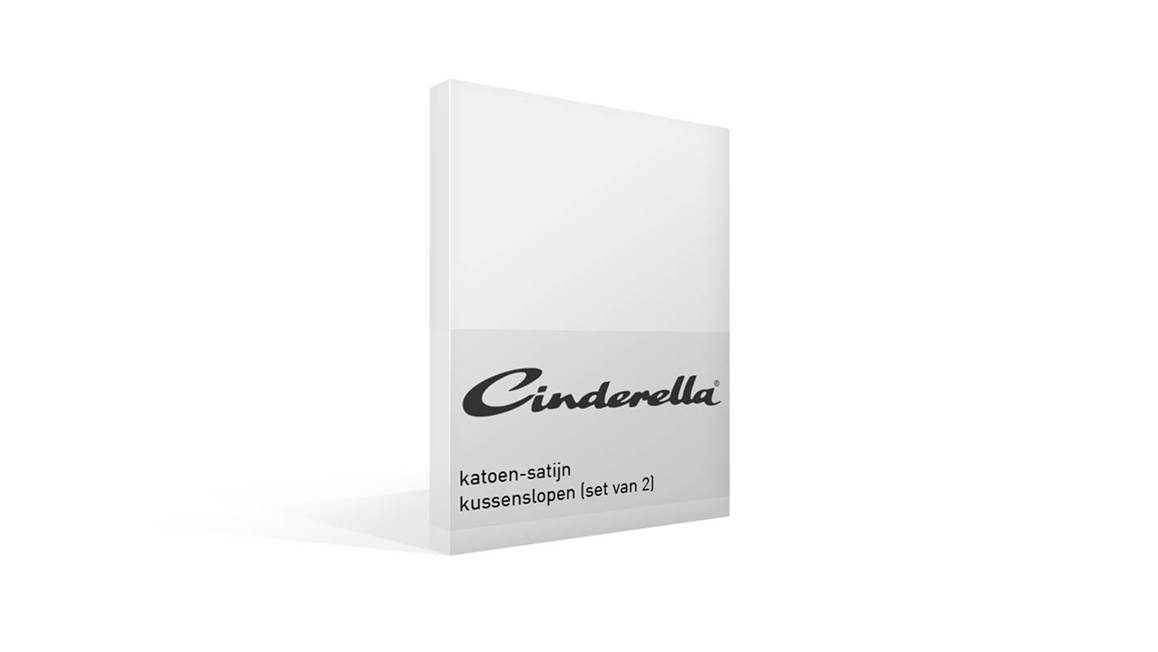 Cinderella taies d'oreiller satin (lot de 2)