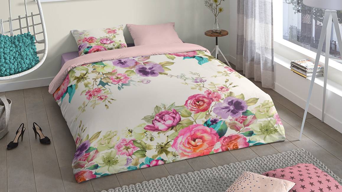 Good Morning Fleurs Housse De Couette Multicolore Smulderstextiles Be