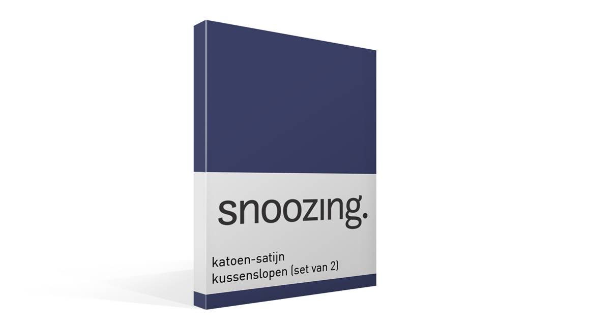 Snoozing taies d'oreiller satin (lot de 2)