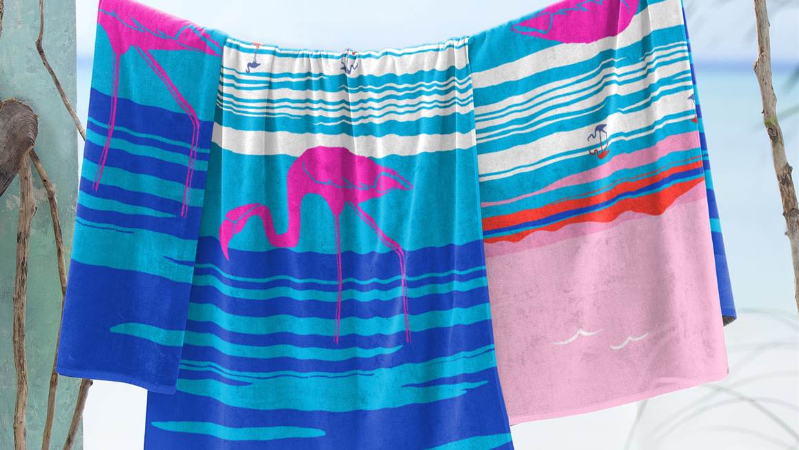 Seahorse Panorama drap de plage