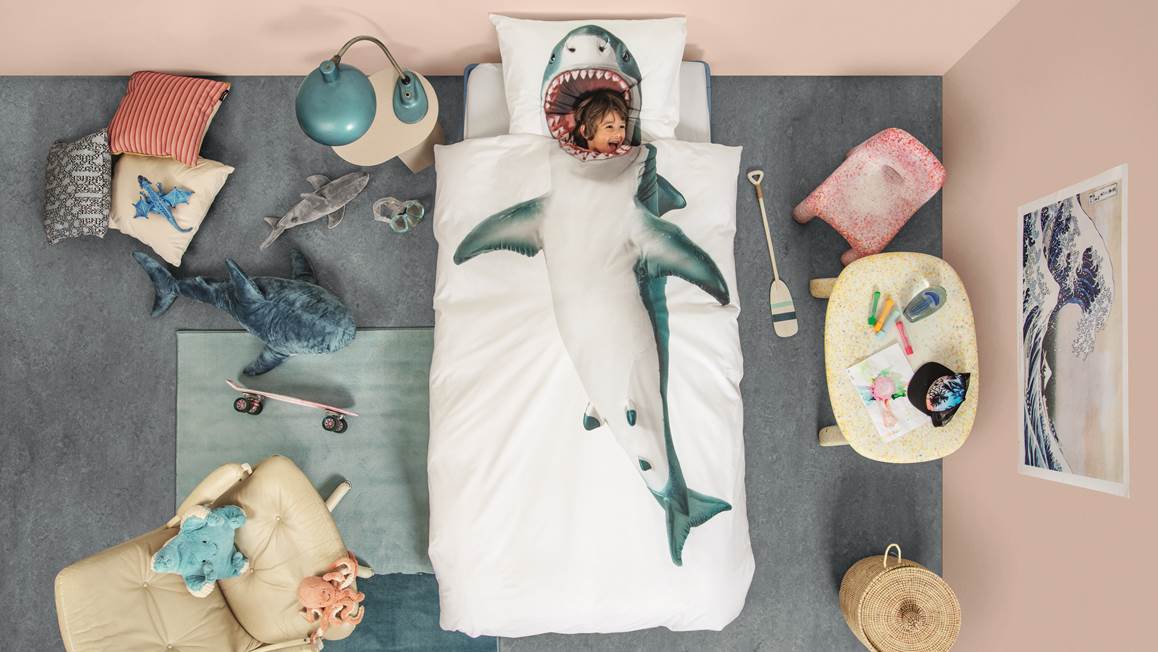 SNURK Shark housse de couette