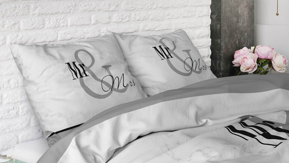 Dreamhouse Mr and Mrs housse de couette