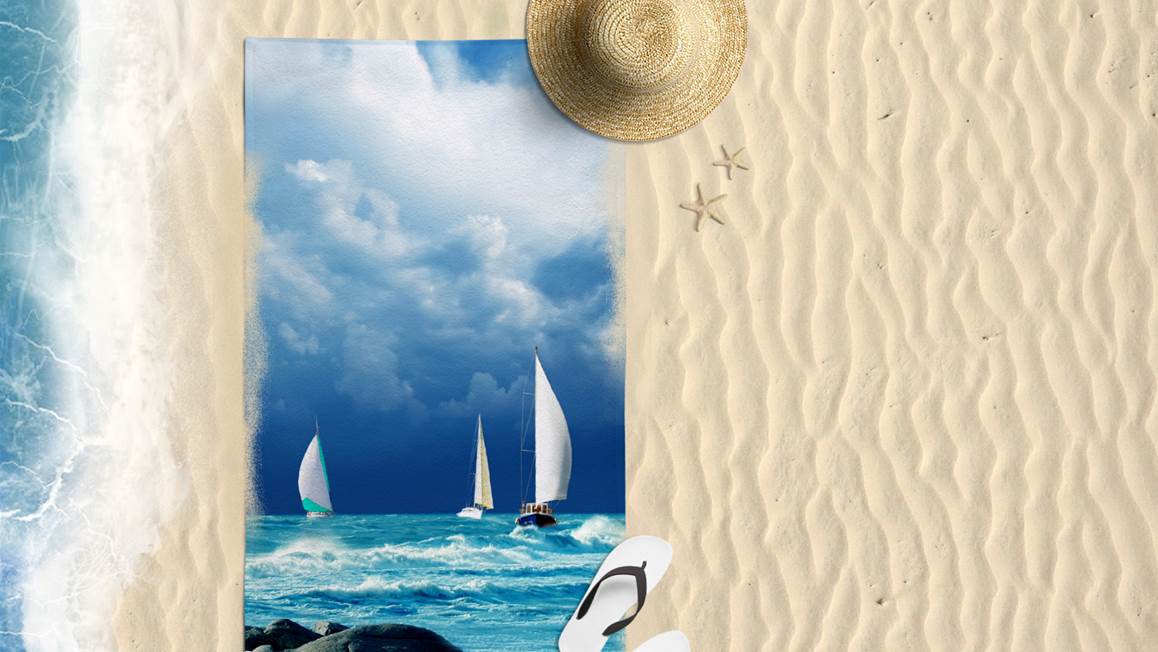 Sailing serviette de plage