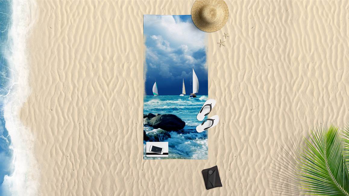 Sailing serviette de plage