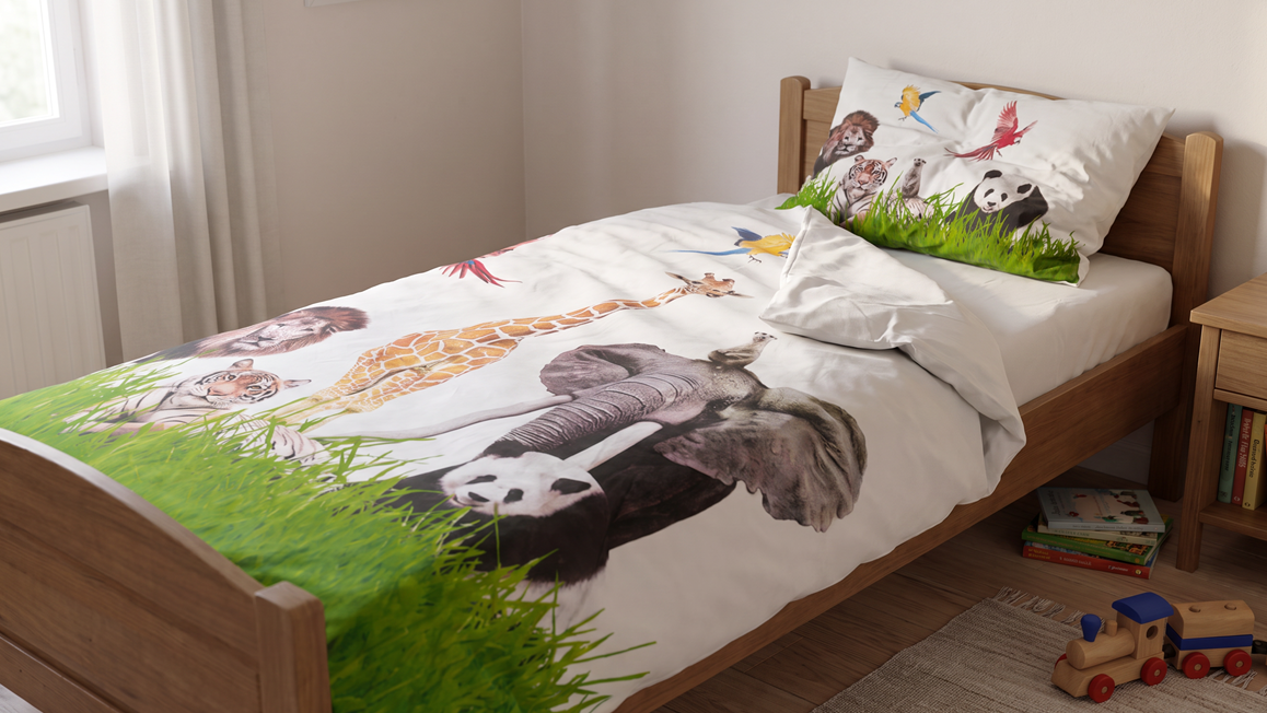 Snoozing Zoo housse de couette