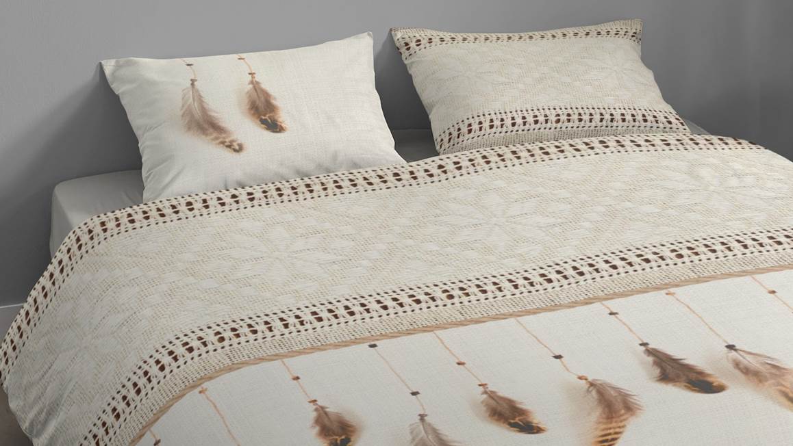 Good Morning Bibi housse de couette en flanelle