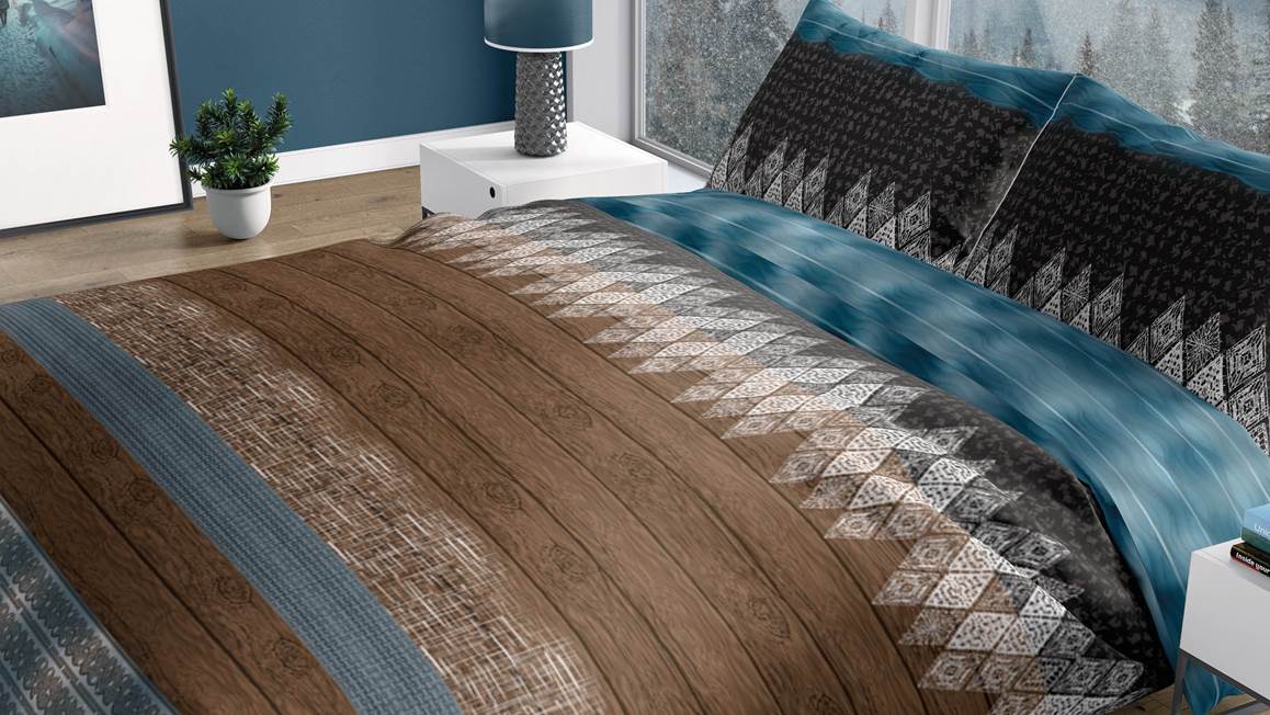 Romanette Brandon housse de couette en flanelle