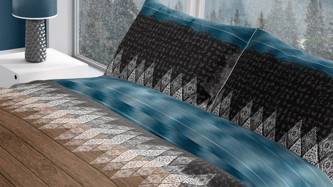 Romanette Brandon housse de couette en flanelle