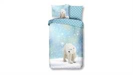 Good Morning Ours Polaire housse de couette en flanelle