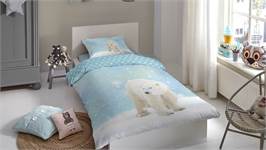 Good Morning Ours Polaire housse de couette en flanelle