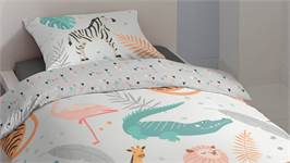 Good Morning Zoo housse de couette