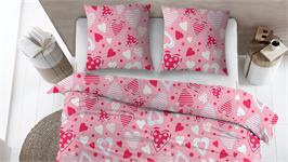 Snoozing Cœurs housse de couette