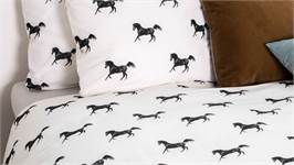 SNURK Black Horses housse de couette