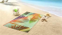 Good Morning Palmiers serviette de plage