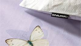 SNURK Papillons Lilas housse de couette