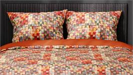 Satin d'Or Mosaic housse de couette