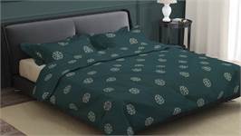Romanette Flocons housse de couette en flanelle