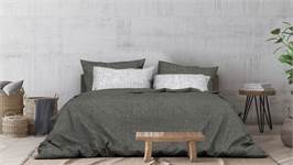 Heckettlane Franela housse de couette en flanelle