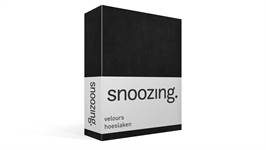 Snoozing drap-housse velours