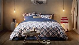 De Witte Lietaer Tartan housse de couette en flanelle