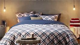 De Witte Lietaer Tartan housse de couette en flanelle