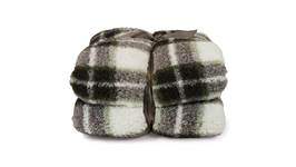 Unique Living Tris plaid polaire