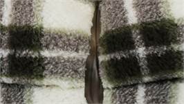 Unique Living Tris plaid polaire