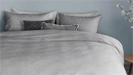 Snoozing Flanel Uni housse de couette en flanelle