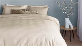 Snoozing Flanel Uni housse de couette en flanelle