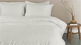 Snoozing Satin Uni housse de couette