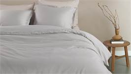 Snoozing Satin Uni housse de couette