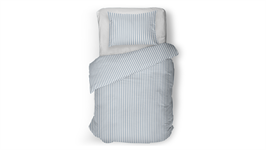 Snoozing Iris housse de couette en flanelle