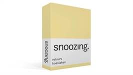Snoozing drap-housse velours