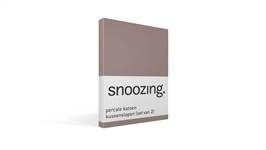 Snoozing taies d’oreiller percale (lot de 2)