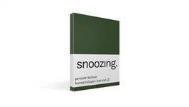 Snoozing taies d’oreiller percale (lot de 2)