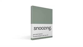 Snoozing taies d’oreiller percale (lot de 2)
