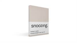 Snoozing taies d'oreiller satin (lot de 2)