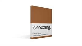 Snoozing taies d'oreiller satin (lot de 2)