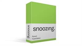 Snoozing drap-housse flanelle