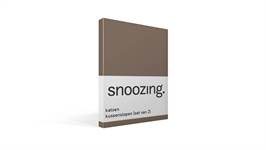 Snoozing taies d'oreiller coton 57 fils (lot de 2)
